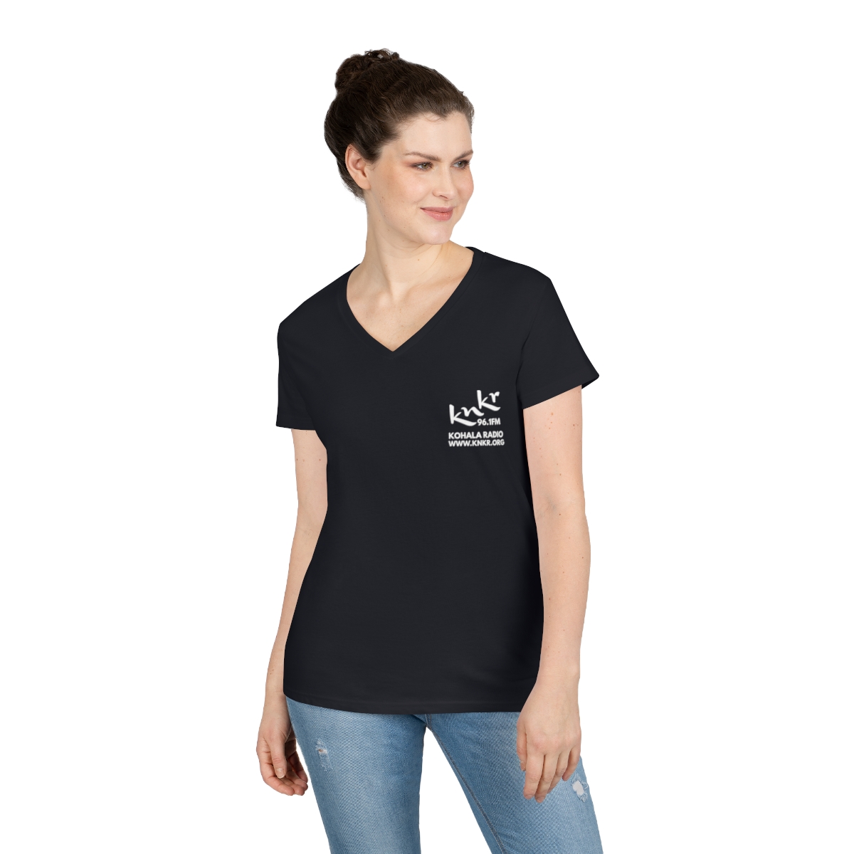 Ladies' V-Neck T-Shirt - Image 9