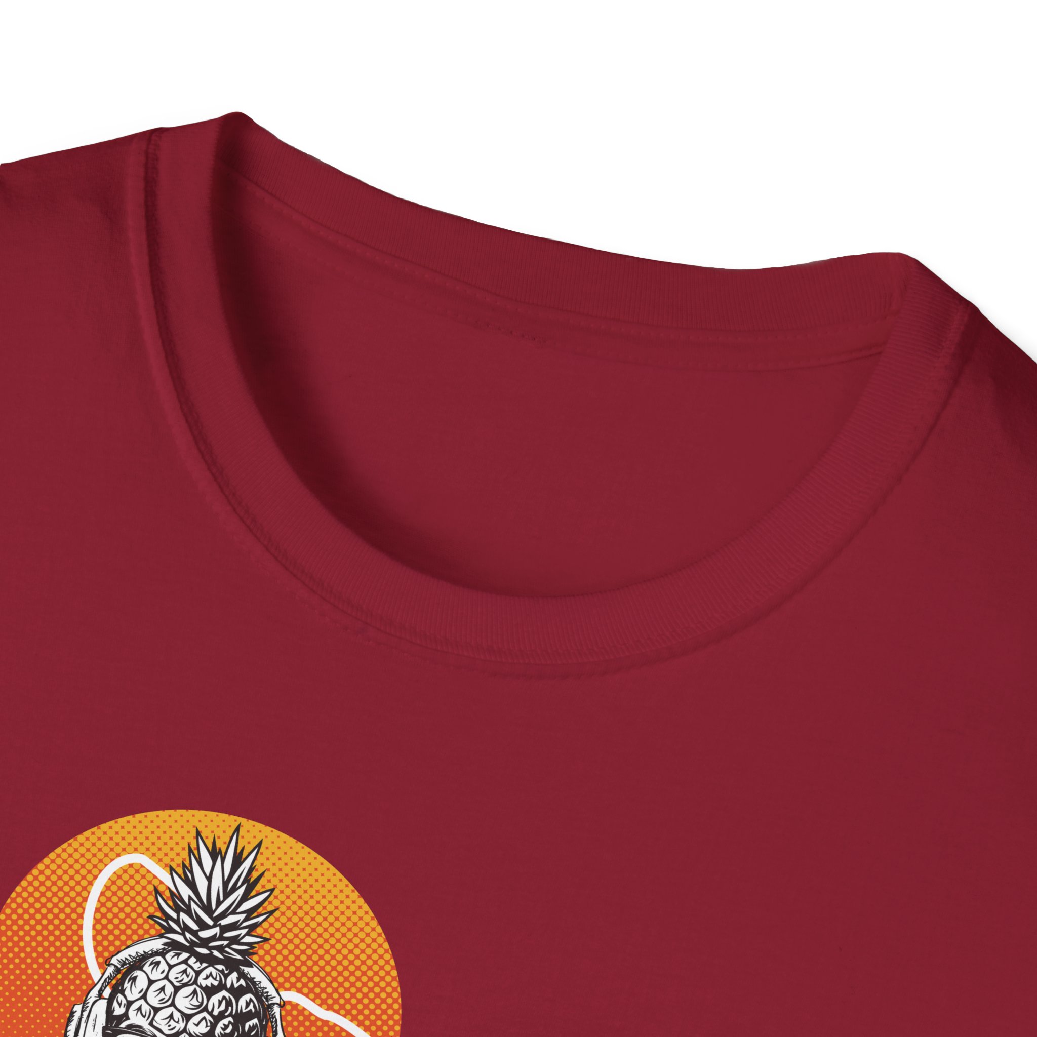 Pineapple Skull Island Unisex Softstyle T-Shirt - Image 37