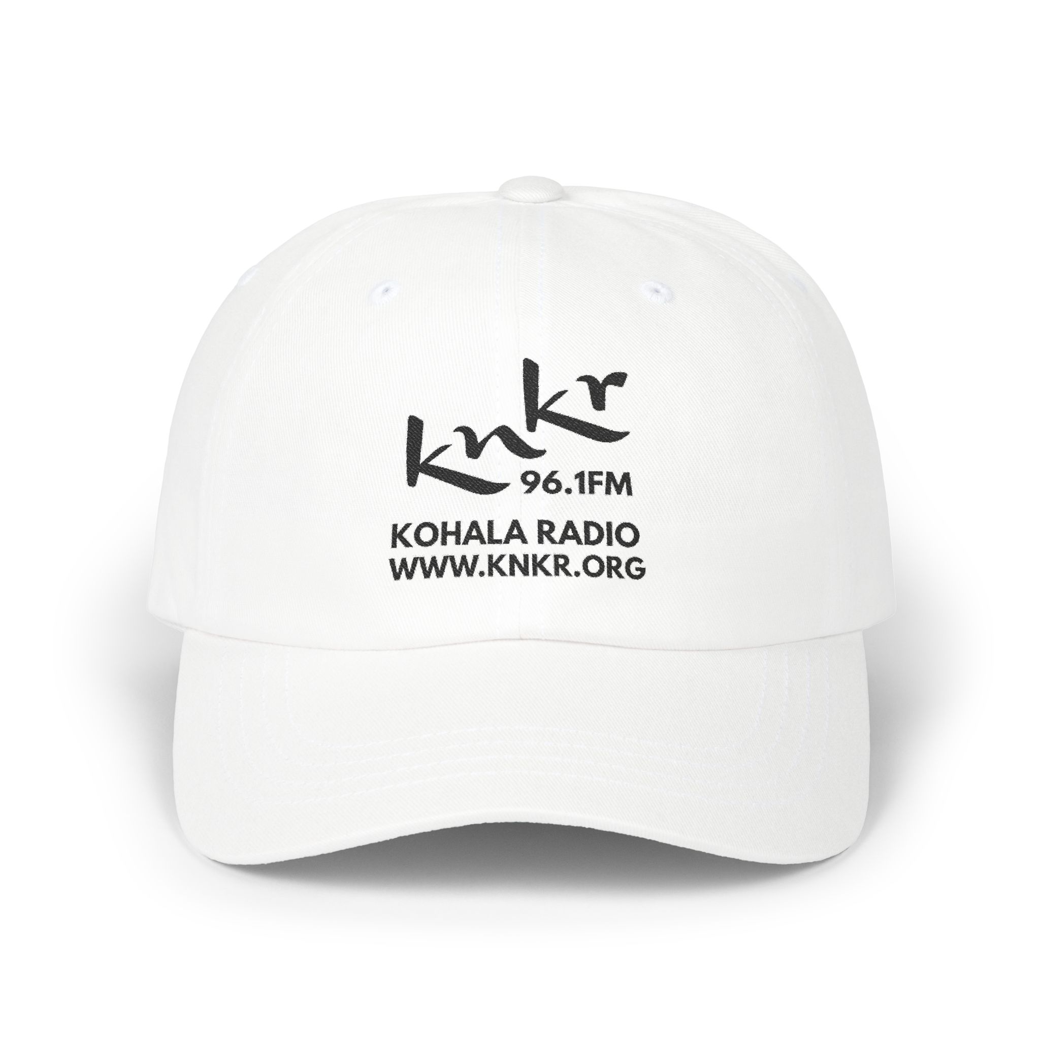 Classic Dad Cap with Kohala Radio Logo, Perfect Gift for Radio Lovers, Casual Style, Great for Summer, Men's Accessories