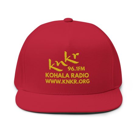 Kohala Radio KNKR 96.1FM Embroidered Flat Bill Cap