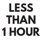 Less than 1 hour