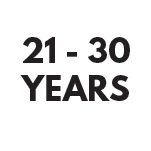 21 - 30 Years