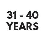 31 - 40 Years