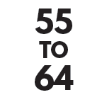 55 - 64 Years